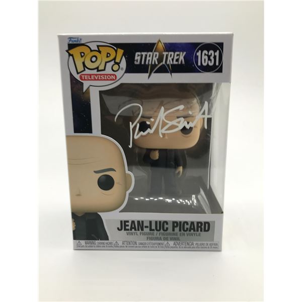 PATRICK STEWART SIGNED JEAN LUC PICARD FUNKO POP - KB COA