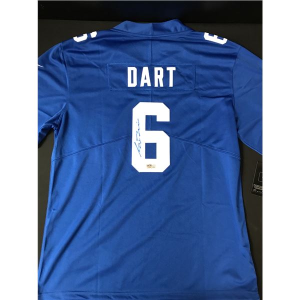JAXSON DART SIGNED NEW YORK GIANTS CUSTOM JERSEY - ACE COA