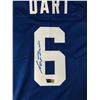 Image 2 : JAXSON DART SIGNED NEW YORK GIANTS CUSTOM JERSEY - ACE COA