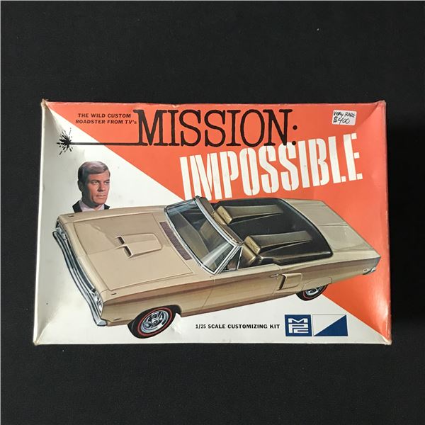UNBUILT 1969 MPC MISSION IMPOSSIBLE MODEL KIT IN ORIGINAL PACKAGING
