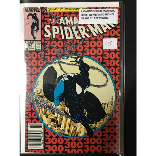 AMAZING SPIDERMAN #300 (1988) NEWSSTAND 1ST VENOM - MARVEL COMICS