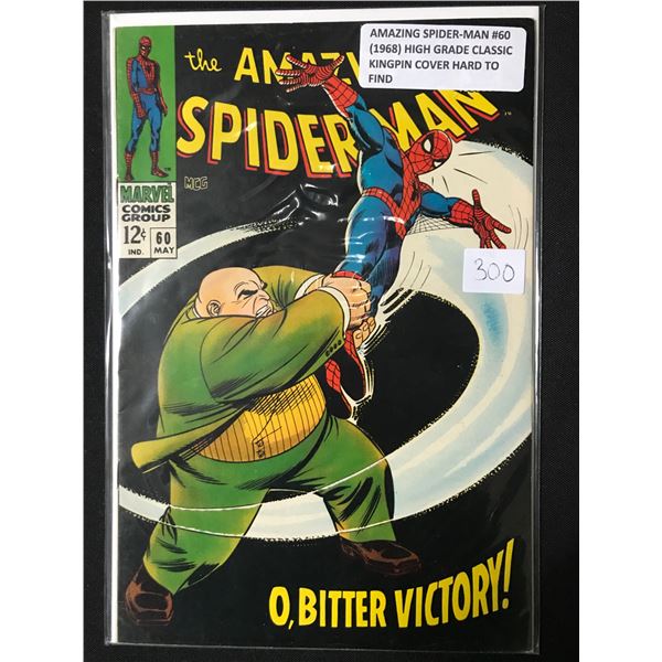 AMAZING SPIDERMAN #60 (1968) HIGH GRADE KINGPIN COVER - MARVEL COMICS