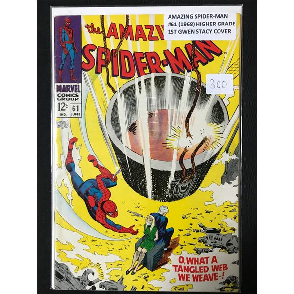 AMAZING SPIDERMAN #61 (1968) 1ST GWEN STACY COVER - MARVEL COMICS