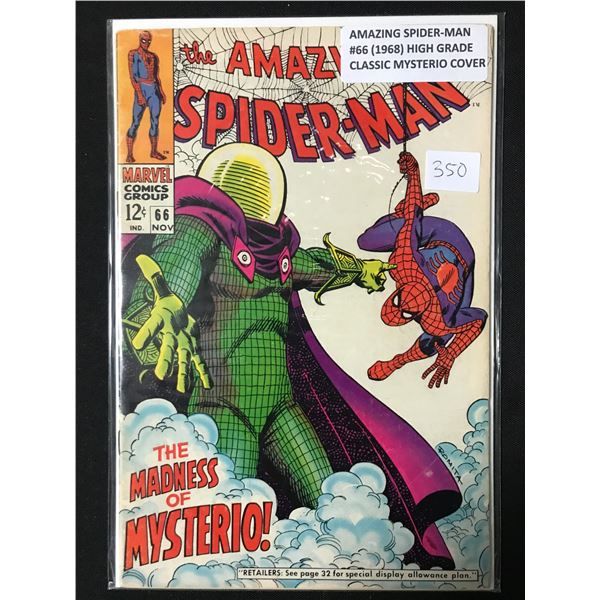 AMAZING SPIDERMAN #66 (1968) CLASSIC MYSTERIO COVER - MARVEL COMICS