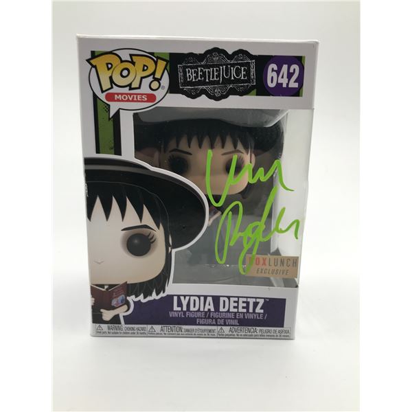 WINONA RYDER SIGNED LYDIA DEETZ BEETLEJUICE FUNKO POP - KB COA