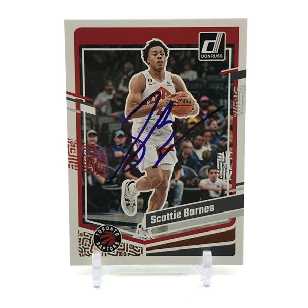 SCOTTIE BARNES SIGNED BASKETBALL TRADING CARD