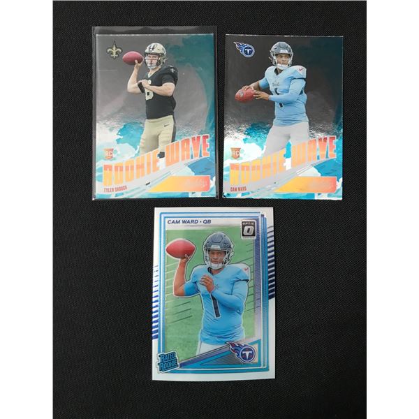 CAM WARD AND TYLER SCHOUGH ROOKIE TRADING CARDS