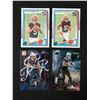 Image 1 : LOT OF 4 NFL ROOKIE TRADING CARDS