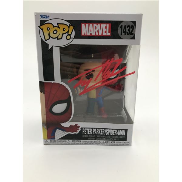 TOM HOLLAND SIGNED SPIDERMAN FUNKO POP - KB COA