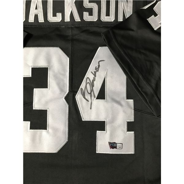 BO JACKSON SIGNED CUSTOM RAIDERS JERSEY - ACE COA