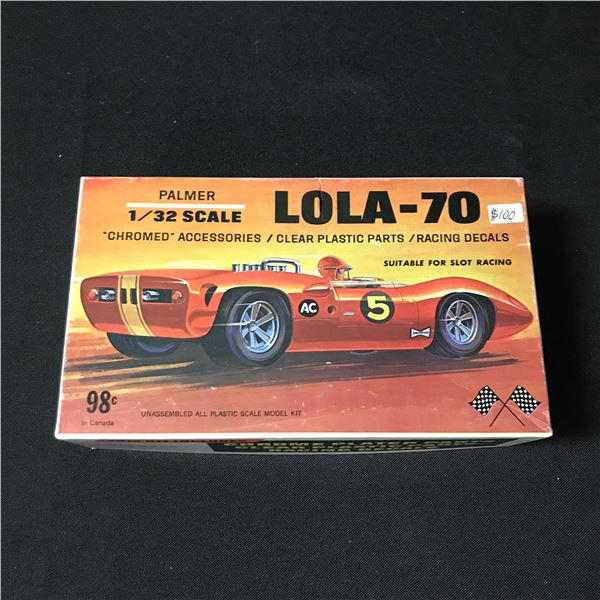 UNBUILT PALMER LOLA-70 1/32 SCALE MODEL KIT IN ORIGINAL PACKAGING