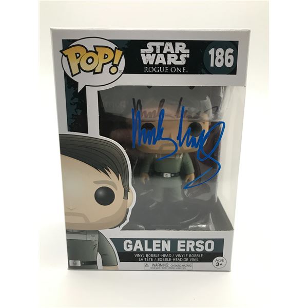 MADS MIKKELSEN SIGNED GALEN ERSO STAR WARS FUNKO POP - KB COA