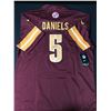 Image 1 : JAYDEN DANIELS SIGNED WASHINGTON COMMANDERS CUSTOM JERSEY - ACE COA