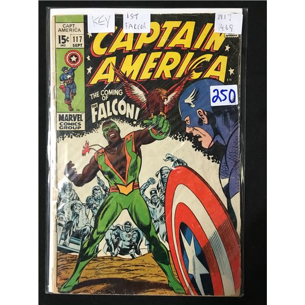 Captain America #117 (1969) 1ST FALCON - MARVEL COMICS
