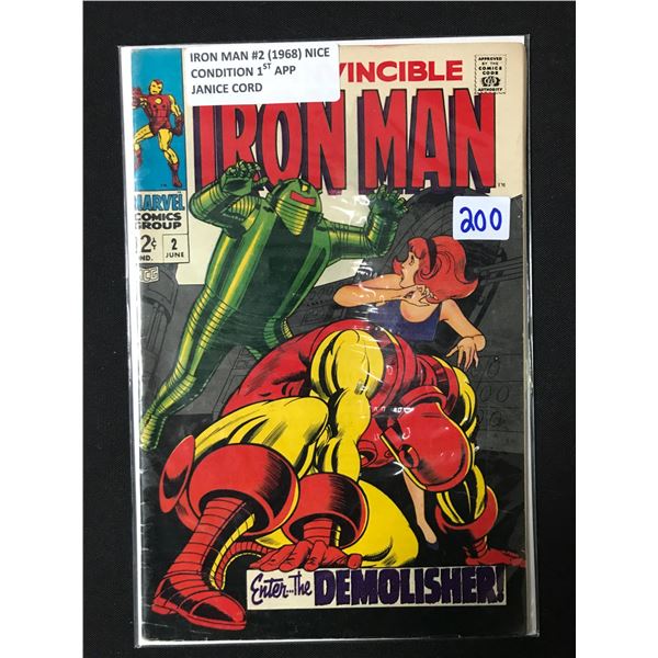 IRON MAN #2 (1968) 1ST APP JANICE CORD - MARVEL COMICS