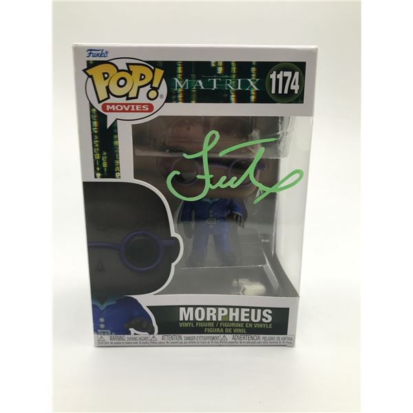 LAWRENCE FISHBURNE SIGNED MORPHEUS FUNKO POP - KB COA
