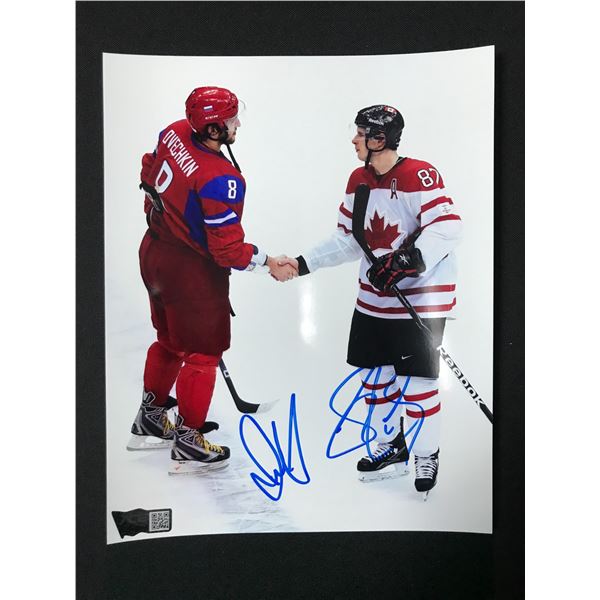 SIDNEY CROSBY AND ALEXANDER OVECHKIN DUAL SIGNED 8X10 - ACE COA