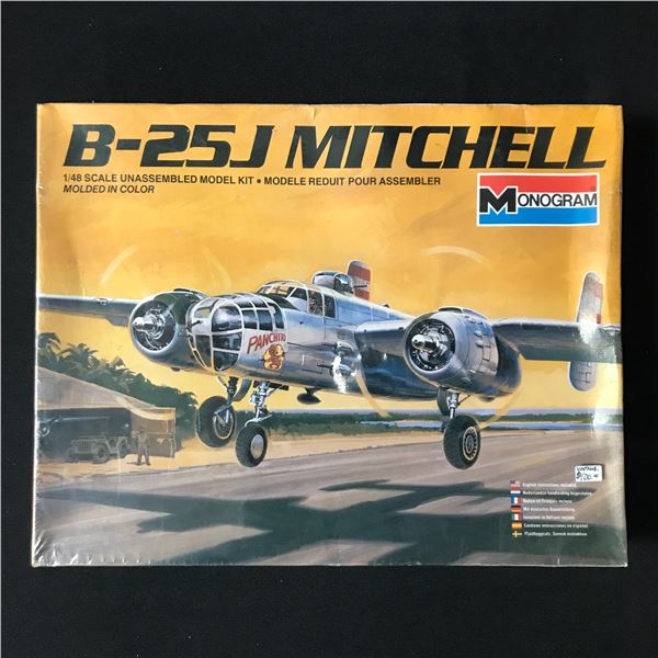 UNBUILT  MONOGRAM B25J MITCHELL MODEL KIT IN ORIGINAL PACKAGING