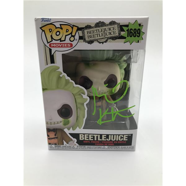 MICHAEL KEATON SIGNED BEETLEJUICE FUNKO POP - KB COA