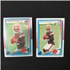 Image 1 : LOT OF 2 SHEDEUR SANDERS RATED ROOKIES TRADING CARDS