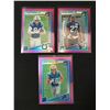 Image 1 : LOT OF 3 RATED ROOKIES NFL TRADING CARDS
