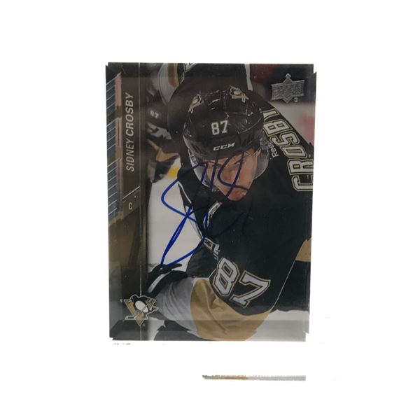 Sidney Crosby SIGNED HOCKEY TRADING CARD
