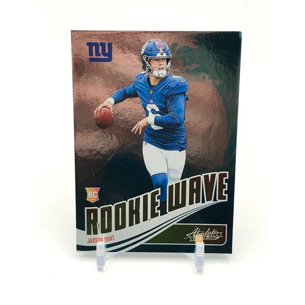 2025 PANINI ABSOLUTE FOOTBALL JAXSON DART ROOKIE WAVE TRADING CARD