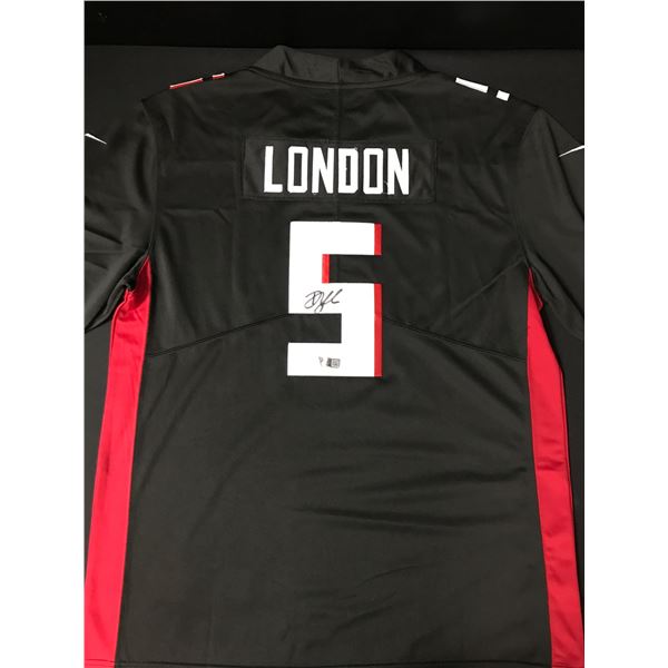 DRAKE LONDON SIGNED ATLANTA FALCONS CUSTOM JERSEY - ACE COA