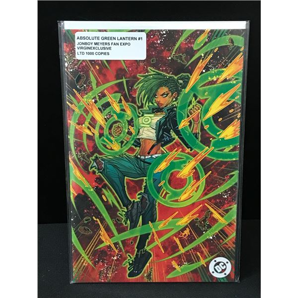 ABSOLUTE GREEN LANTERN #1 JONBOY MEYERS FAN EXPO VIRGIN EXCLUSIVE LIMITED TO 1,000 COPIES