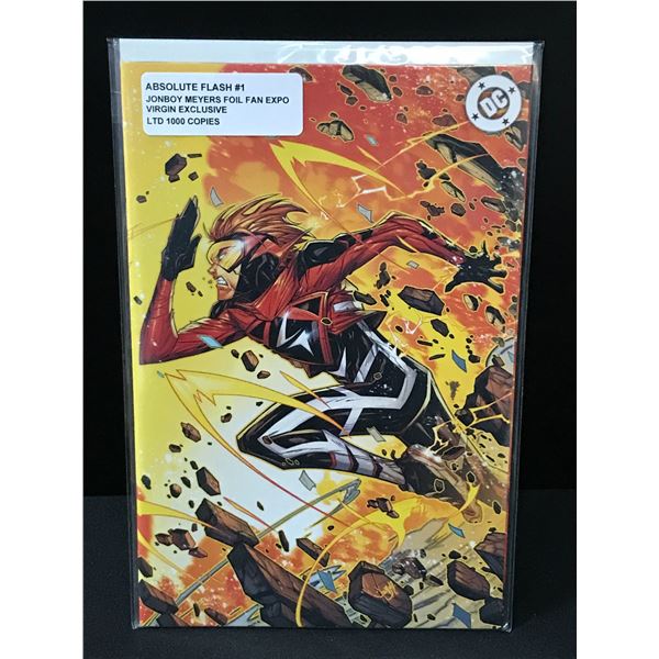 ABSOLUTE FLASH #1 JONBOY MEYERS FAN EXPO VIRGIN EXCLUSIVE LIMITED TO 1,000 COPIES