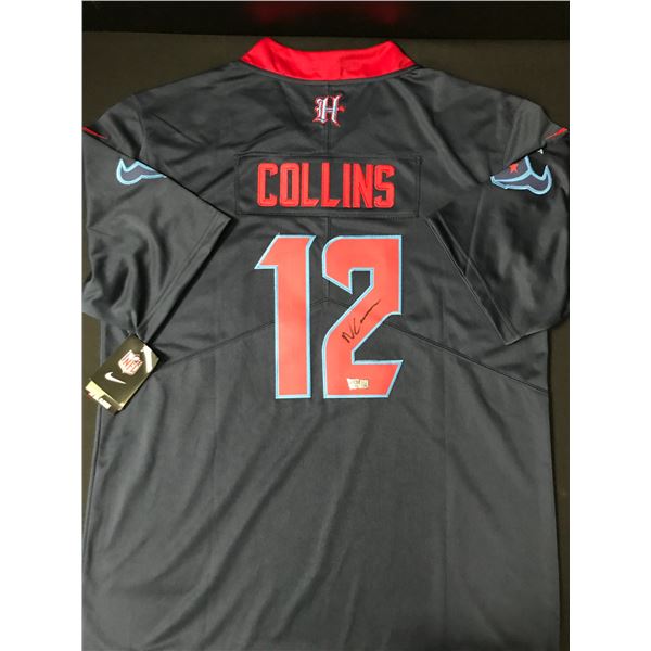NICO COLLINS SIGNED HOUSTON TEXANS CUSTOM JERSEY - ACE COA