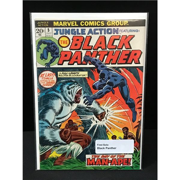 JUNGLE ACTION FEATURING THE BLACK PANTHER 1ST SOLO BLACK PANTHER - MARVEL COMICS