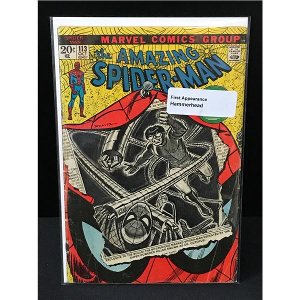 THE AMAZING SPIDERMAN #113 1ST HAMMERHEAD - MARVEL COMICS