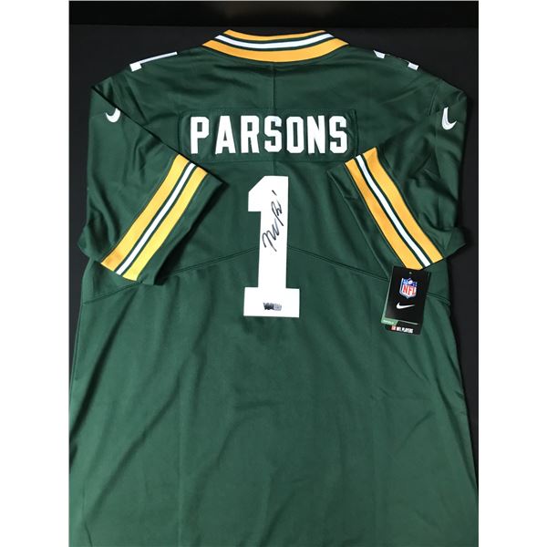 MICAH PARSONS SIGNED GREEn Bay PACKERS CUSTOM JERSEY - ACE COA