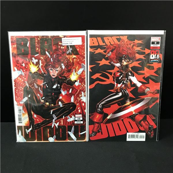 LOT OF 2 BLACK WIDOW COMICS #9-10 - MARVEL COMICS