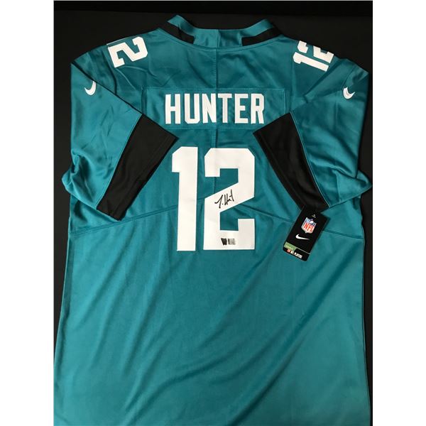 TRAVIS HUNTER SIGNED JACKSONVILLE JAGUARS CUSTOM JERSEY - ACE COA