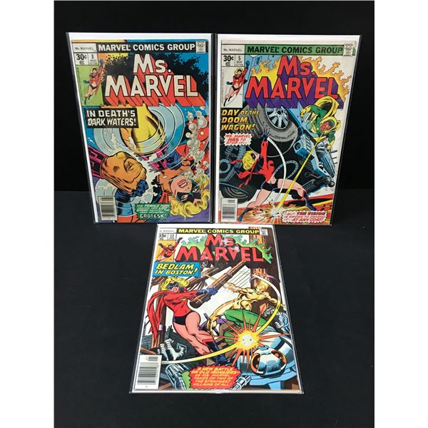 LOT OF 3 MS MARVEL COMICS - MARVEL COMICS
