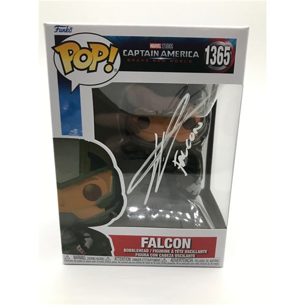 ANTHONY MACKIE SIGNED FALCON FUNKO POP - KB COA