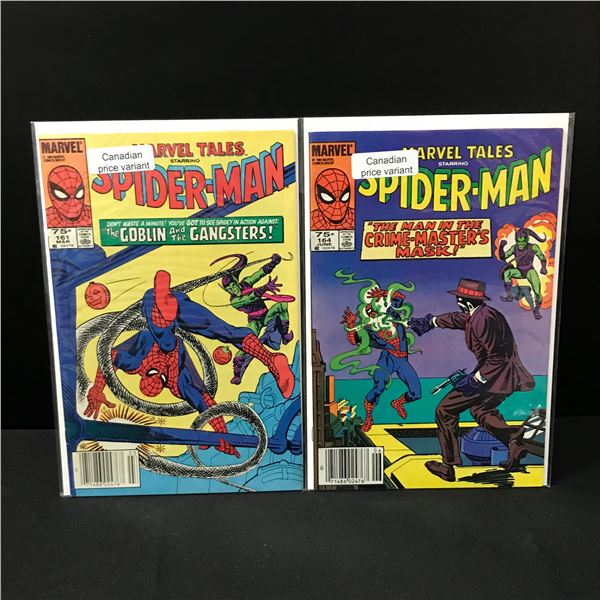 LOT OF 2 MARVEL TALES STARRING SPIDERMAN - MARVEL COMICS