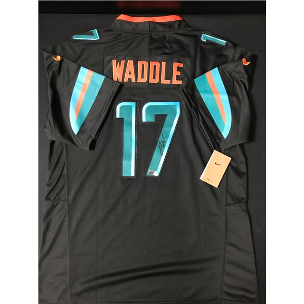 JAYLEN WADDLE SIGNED MIAMI DOLPHINS CUSTOM JERSEY - ACE COA