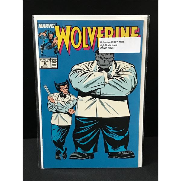 WOLVERINE #8 (1989) - MARVEL COMICS