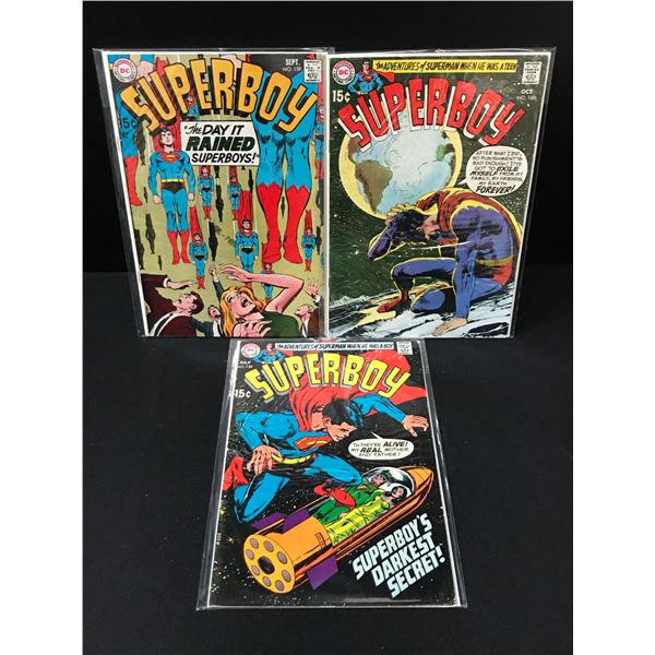 LOT OF 3 SUPERBOY COMICS #158-160 - DC COMICS