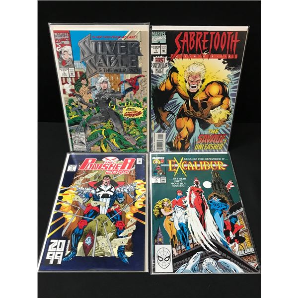 LOT OF 4 NO.1 COMIC BOOKS