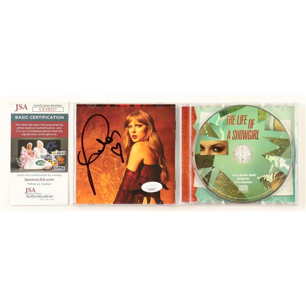 Taylor Swift SIGNED CD SLEEVE - JSA COA
