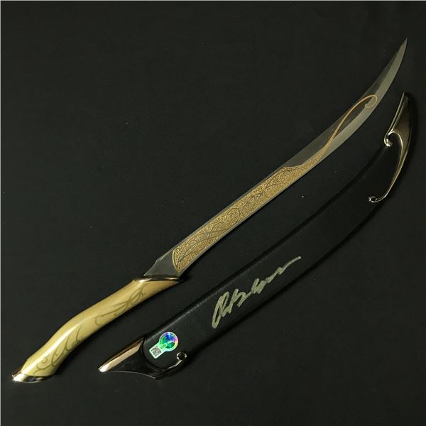 ORLANDO BLOOM SIGNED SWORD SHEATH - WWOC COA
