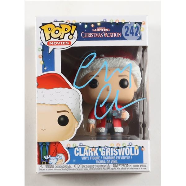 CHEVY CHASE SIGNED CLARK GRISWOLD FUNKO POP - BECKETT COA