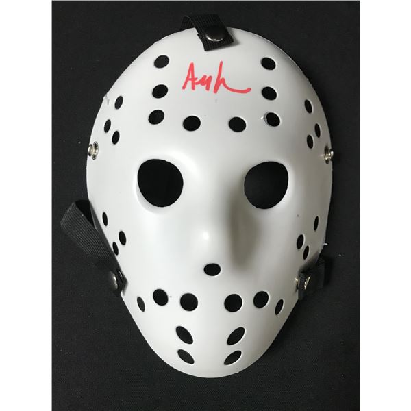 ARI LEHMAN SIGNED WHITE HALLOWEEN MASK - KB COA