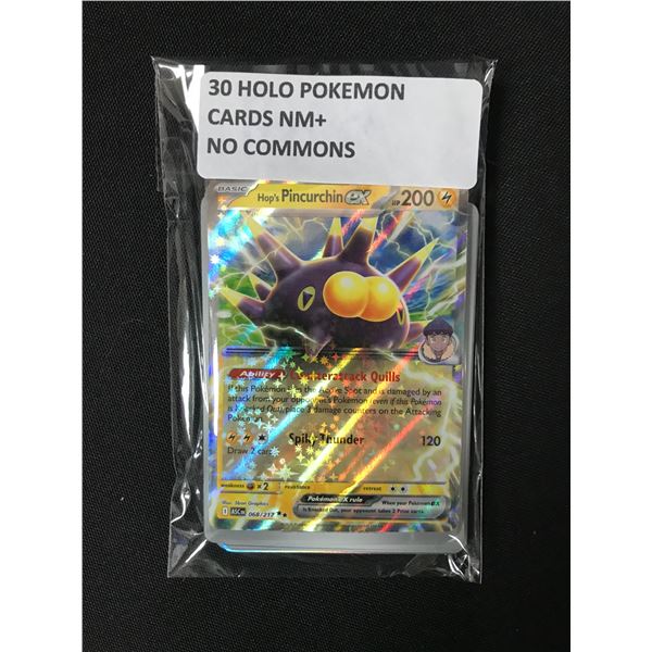 30 HOLO POKEMON CARDS NM+ NO COMMON