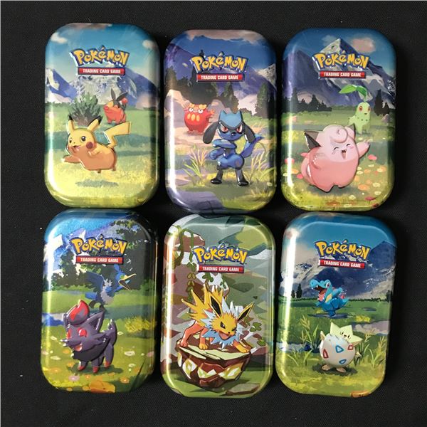 LOT OF POKEMON TCG TINS - BULK
