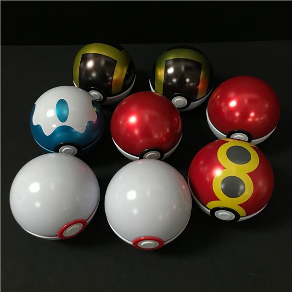 LOT OF 8 POKEBALLS - BULK